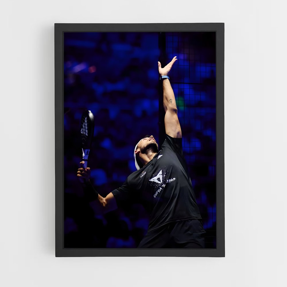 Poster Ace de Paquito – affiche Padel (vue 2)